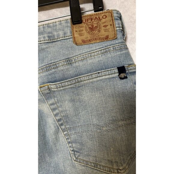 buffalo David Bitton jeans relaxed straight Driven Blue Jeans Men’s Size 34x34 - Picture 11 of 13